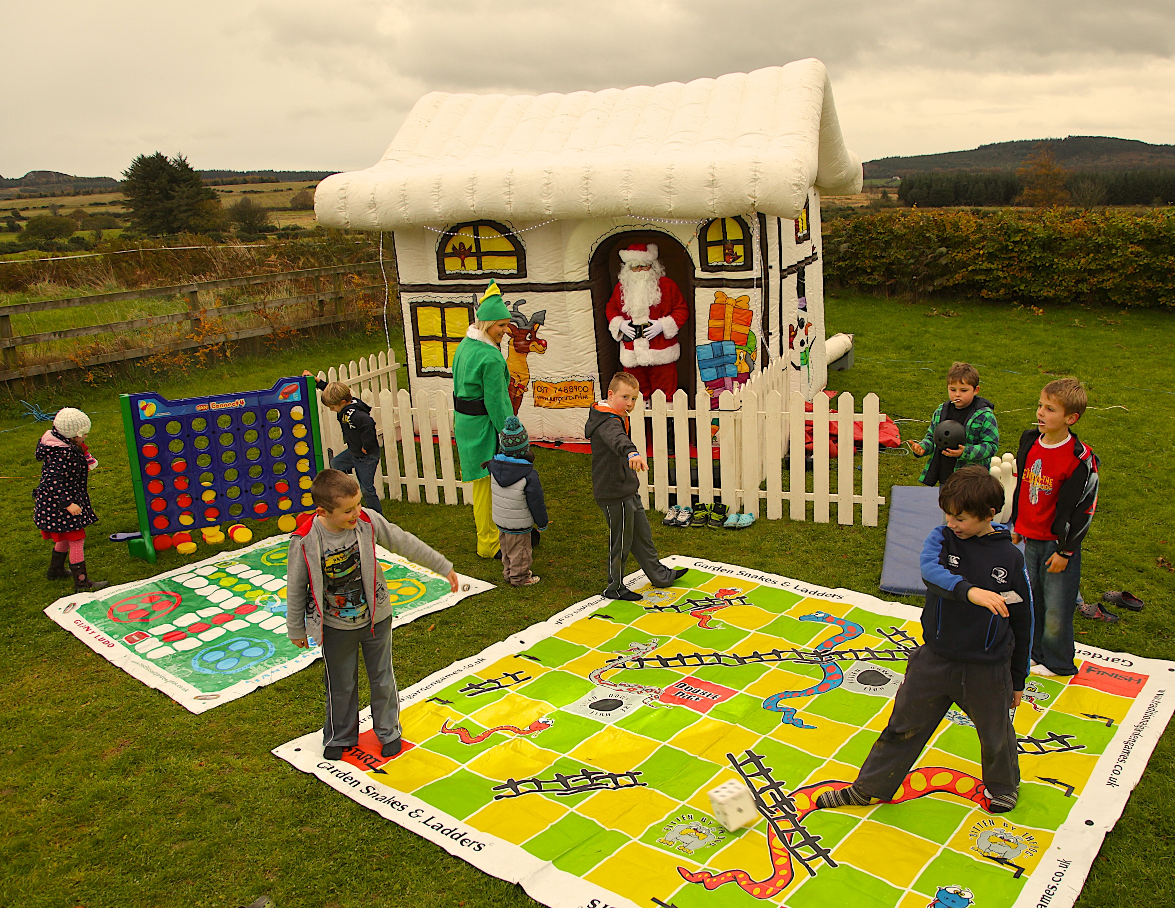 Combine Any Inflatable With Some Games & You Have A Big Party!